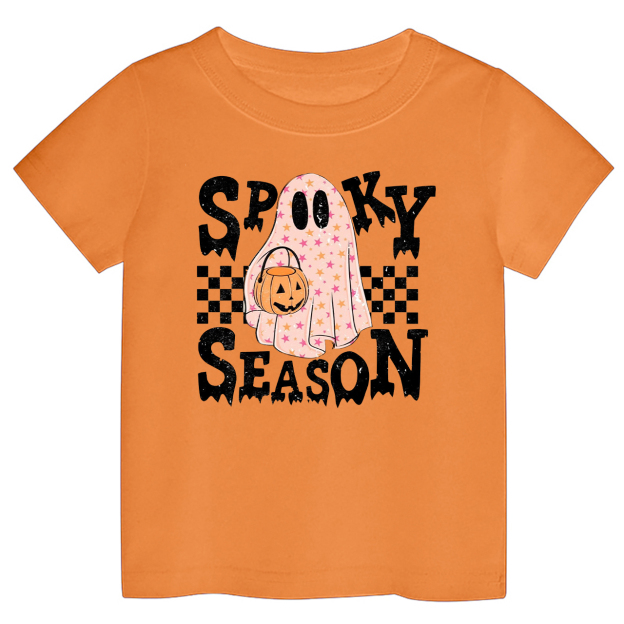 Spooky Season Happy Halloween Kids Shirt