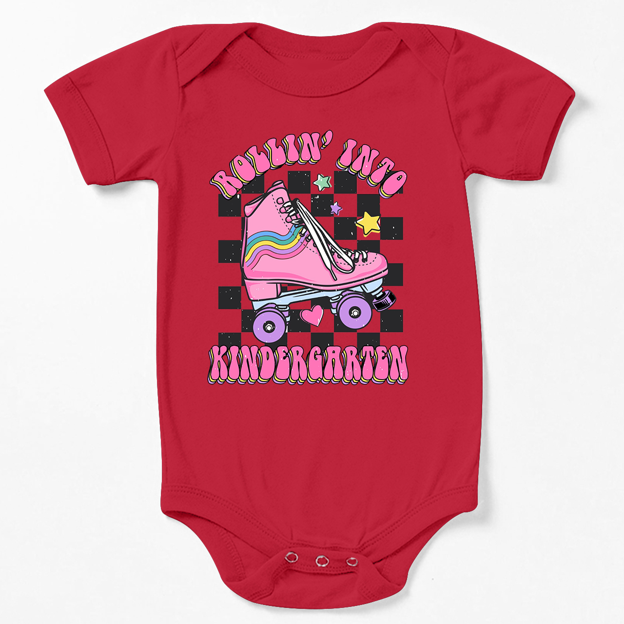 Rollin Into Kindergarten Back To School Bodysuit