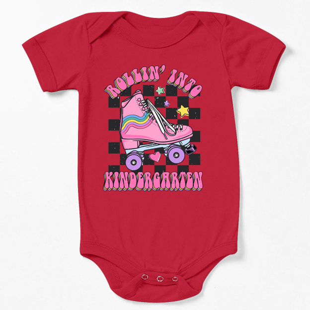 Rollin Into Kindergarten Back To School Bodysuit