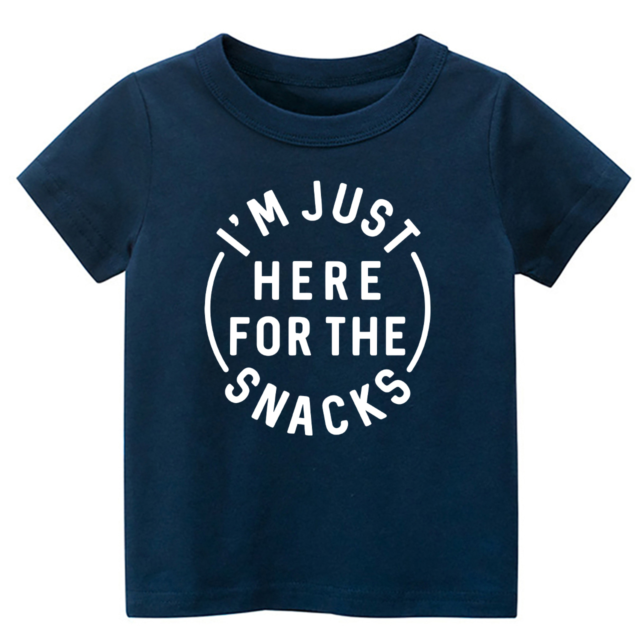 I'm Just Here For The Snacks Shirts For Kids