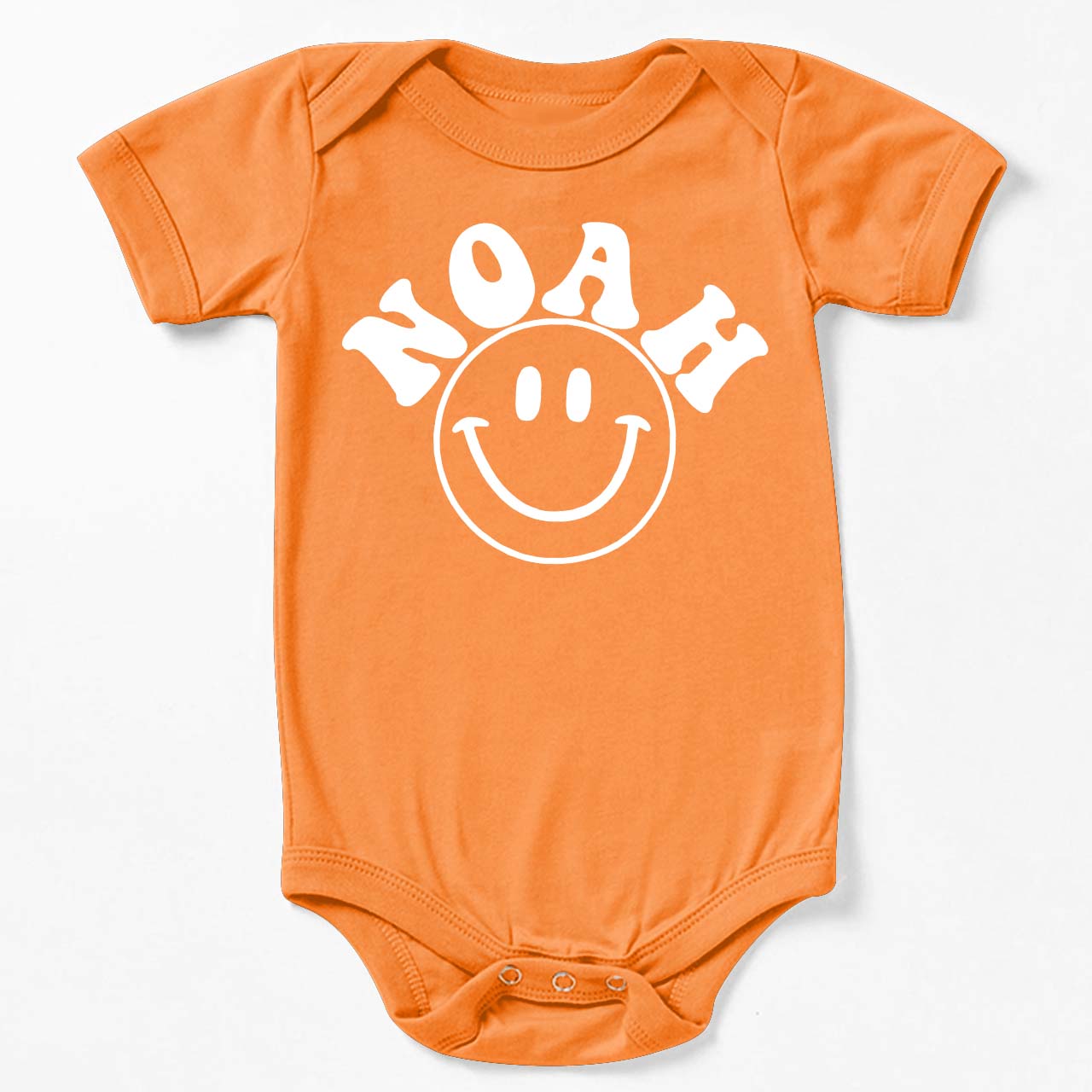 Custom Nickname Happy Bodysuit For Baby