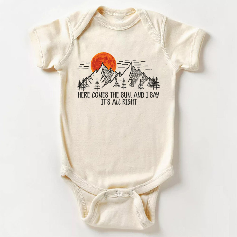 Here Comes The Sun Baby Bodysuit
