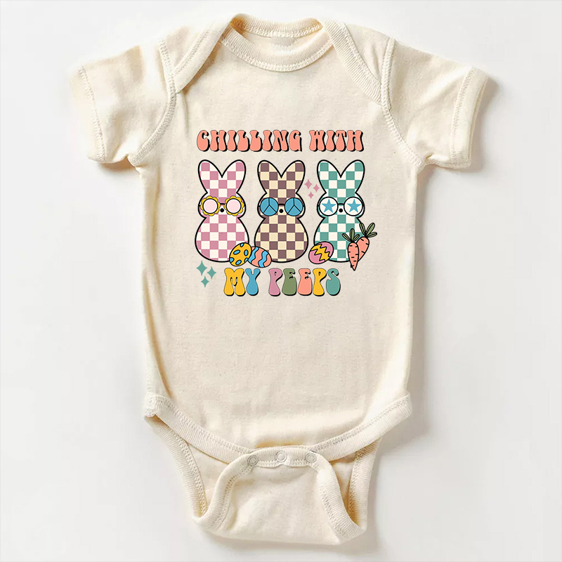 Chilling With My Peeps Baby Bodysuit