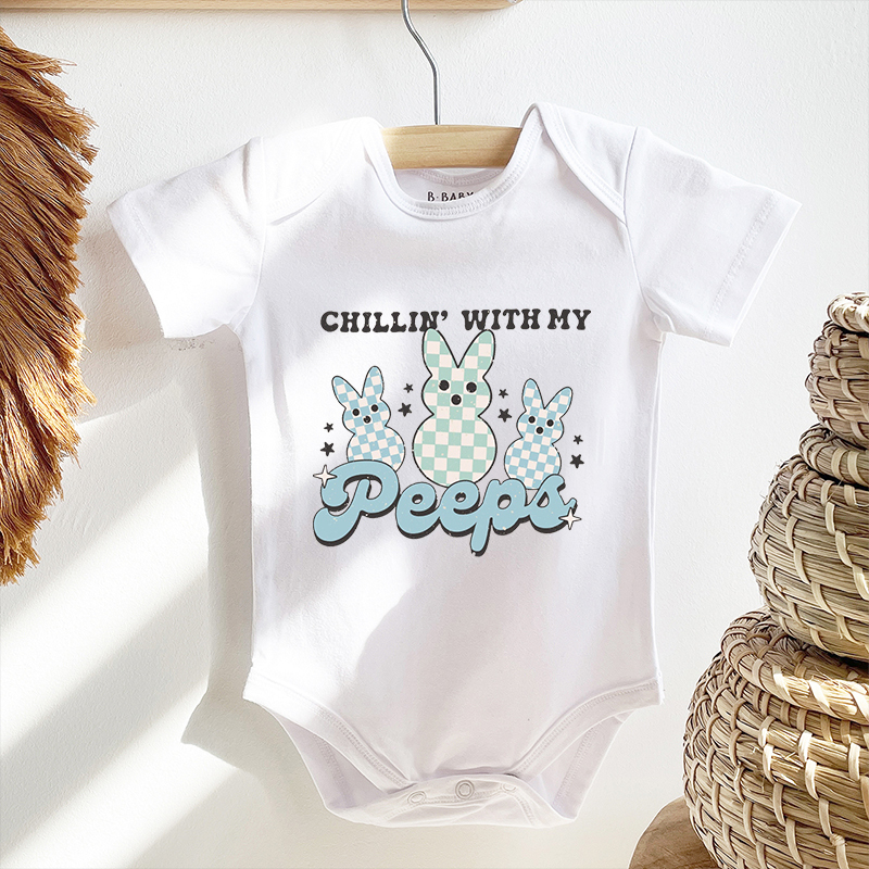 Chillin' With My Peeps Baby Bodysuit