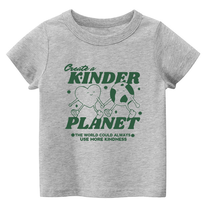 Create A Kinder Planet Kids T-Shirt