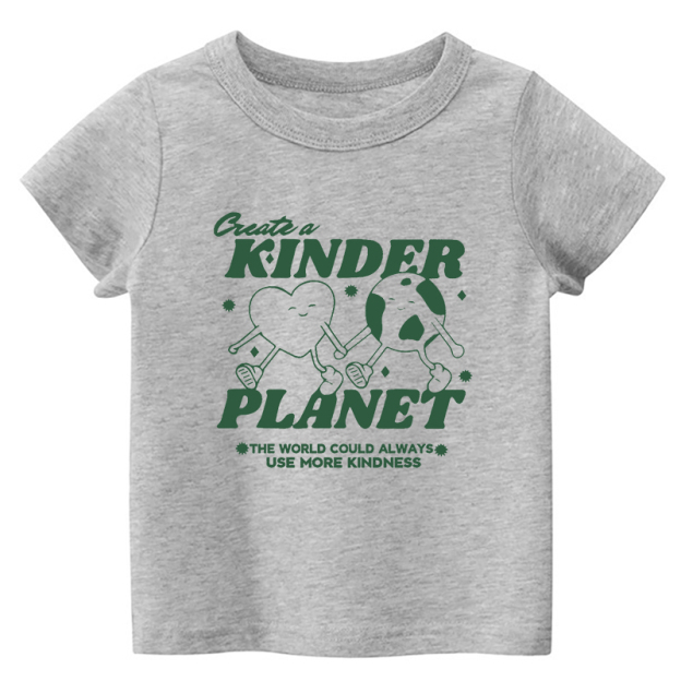 Create A Kinder Planet Kids T-Shirt