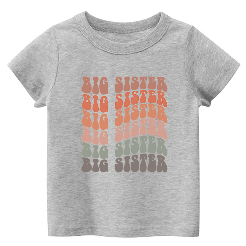 Retro Big Sister Kids T-Shirt