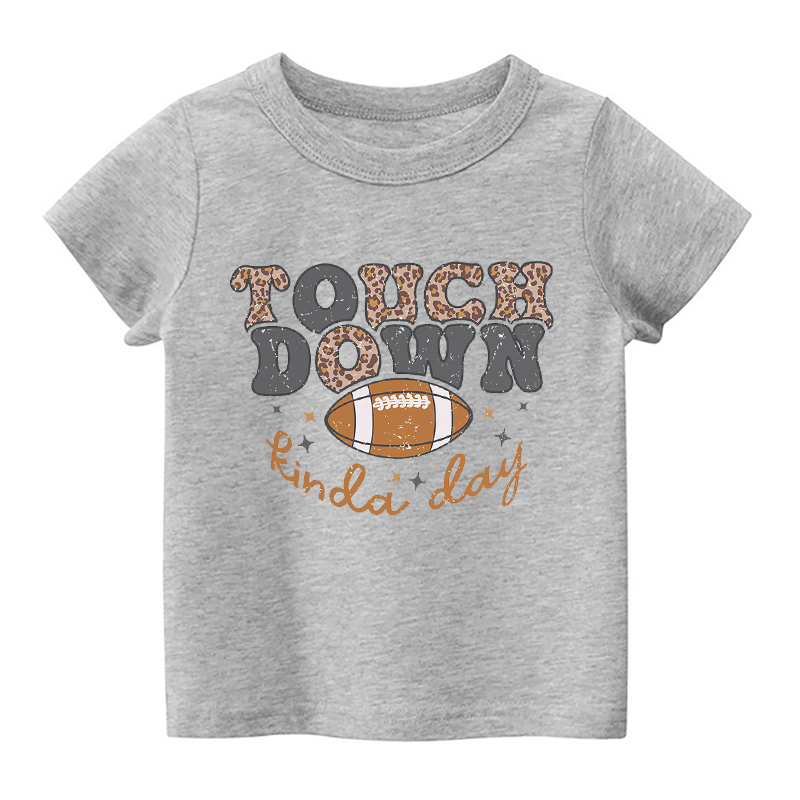 Touch Down Football Kinda Day Kids Shirt