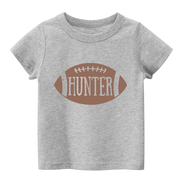 Personalized Football Name Kids Shirt