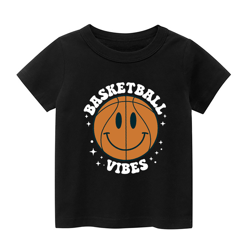 Basketball Vibes Sports Kids Shirt