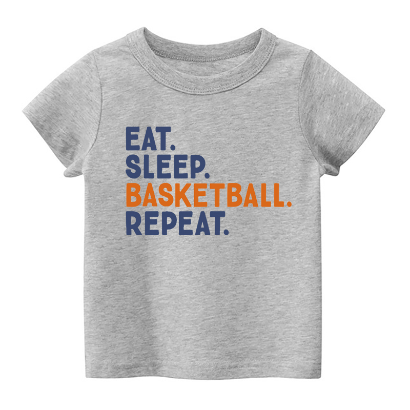 Eat Sleep Basketball Sports Kids Shirt