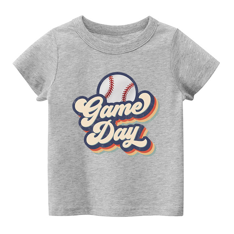 Baseball Game Day Sports Kids Shirt