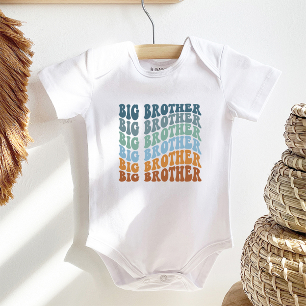 Retro Big Brother Baby Bodysuit