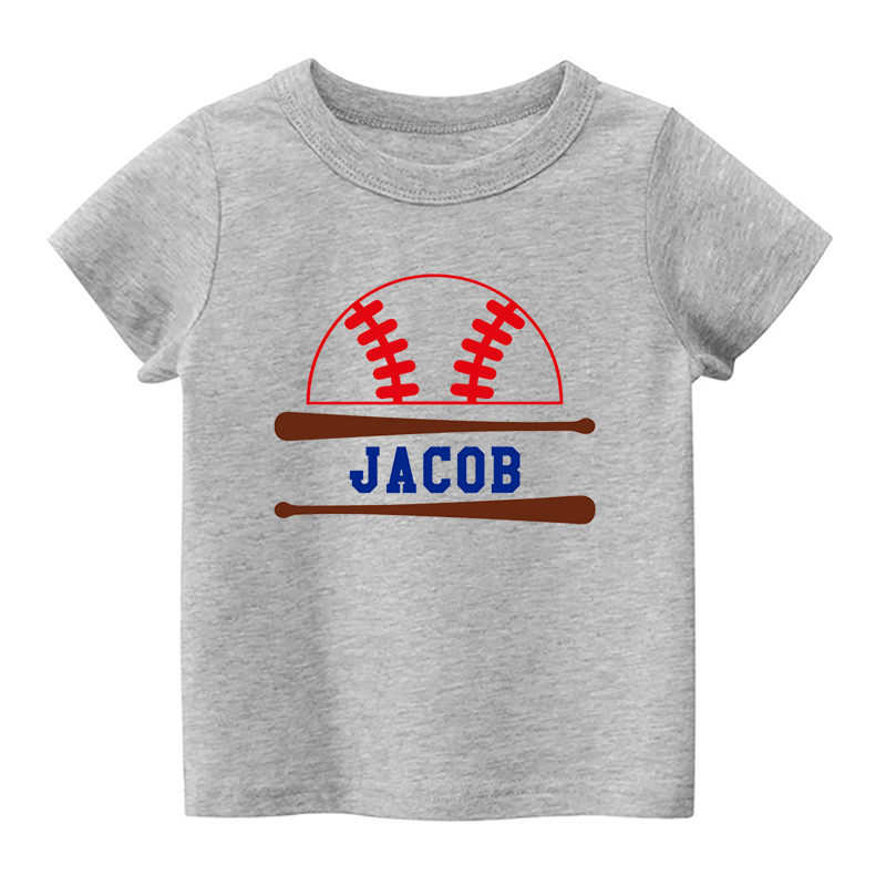 [Copy]Personalized Baseball Bat Kids Shirt