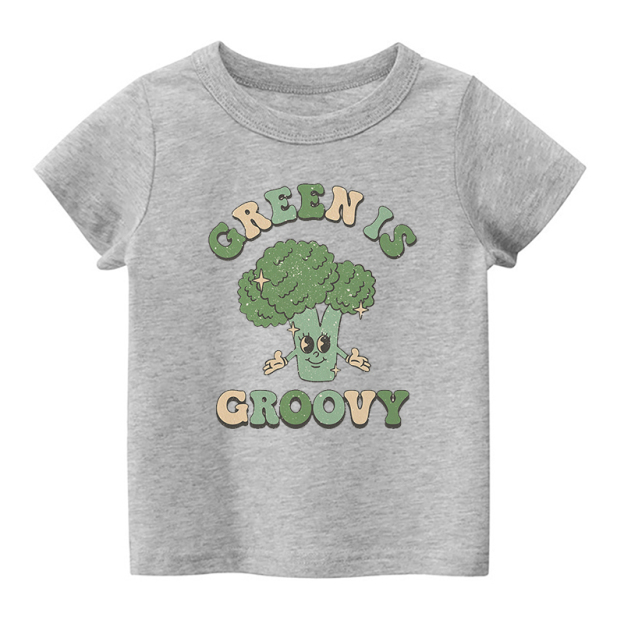 Green Is Groovy Kids Shirt