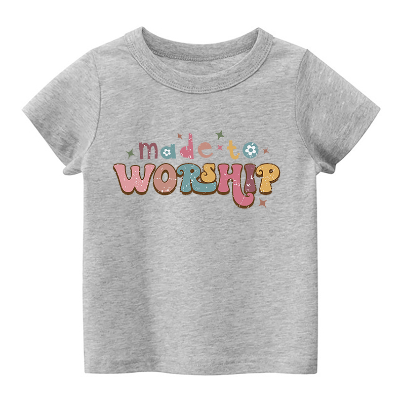 Made To Worship Kids Shirt
