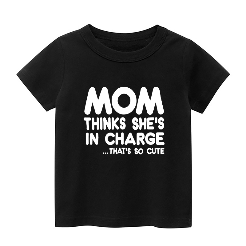 Mom In Charge Kids Shirt