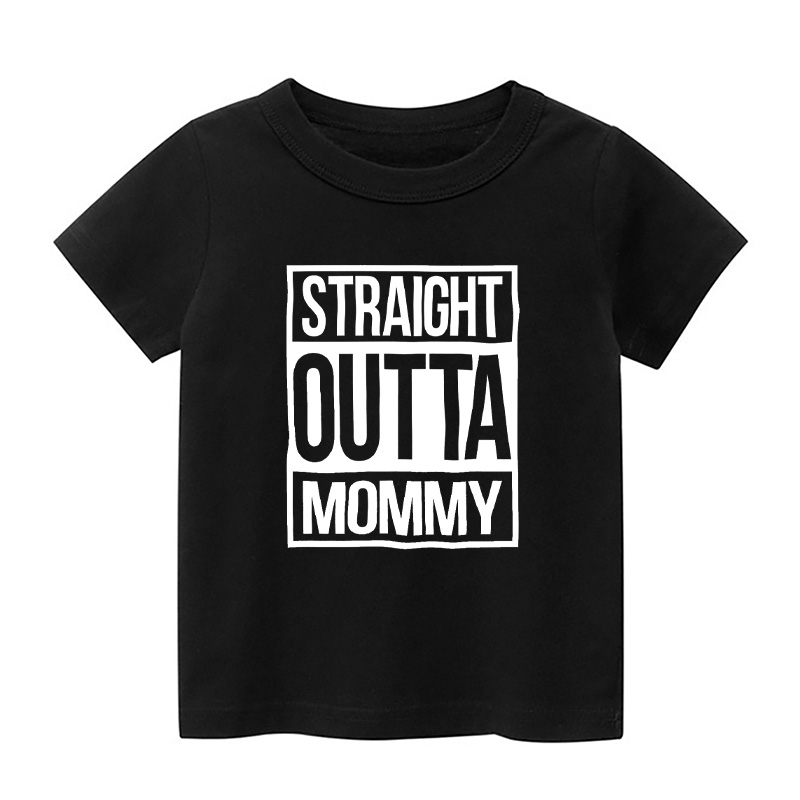 Straight Outta Mommy Kids Shirt