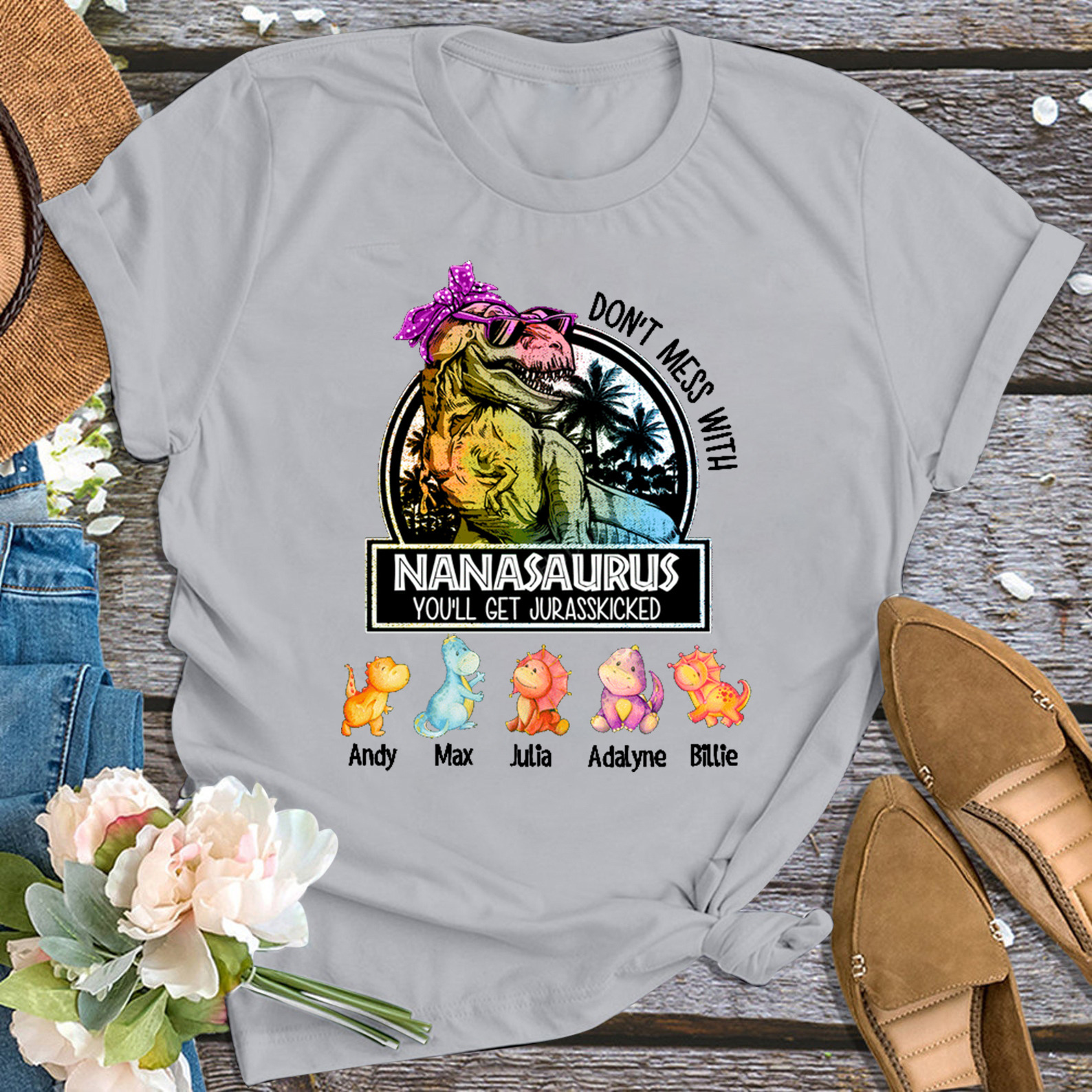 Don't Mess With Grandma Personalized Shirt