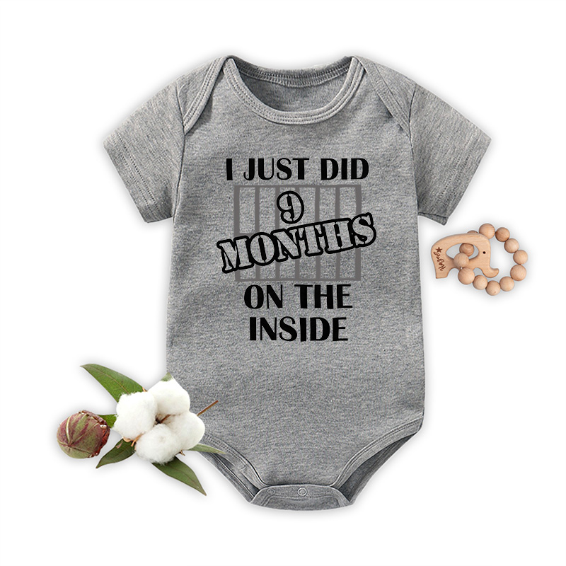 I Just Do 9 Months On The Inside Bodysuit For Baby