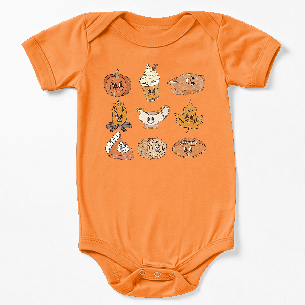 Autumn Natural Halloween Baby Bodysuit