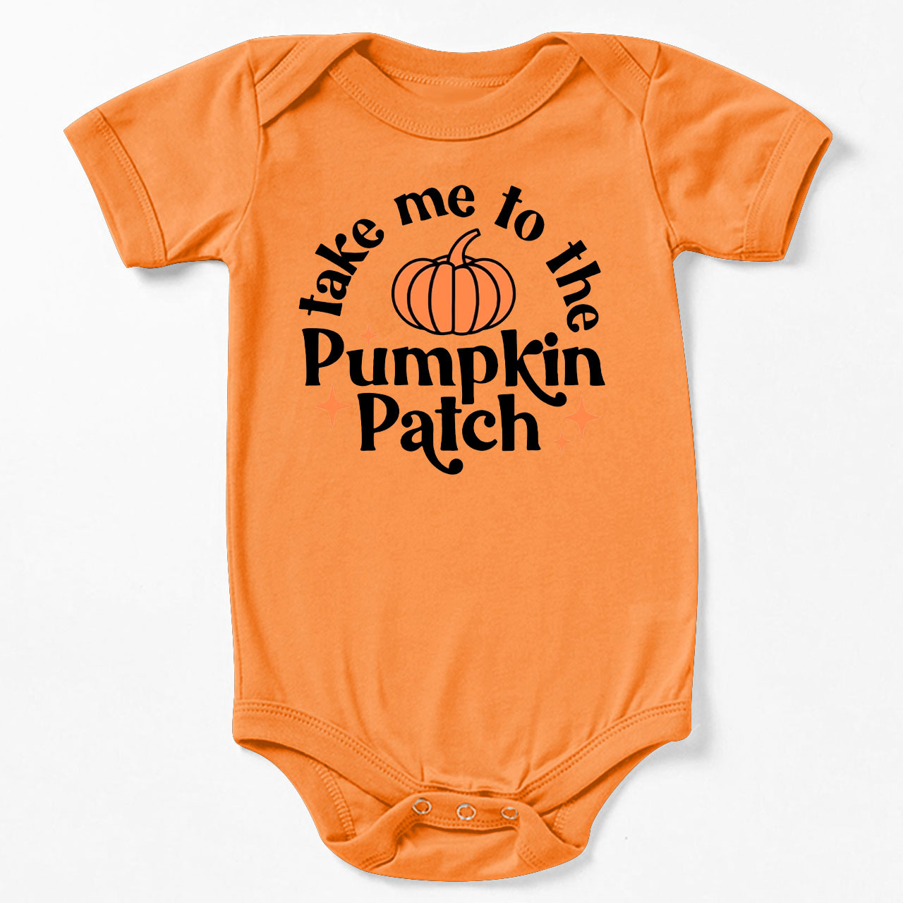Take Me To The Pumpkin Patch Halloween Baby Bodysuit