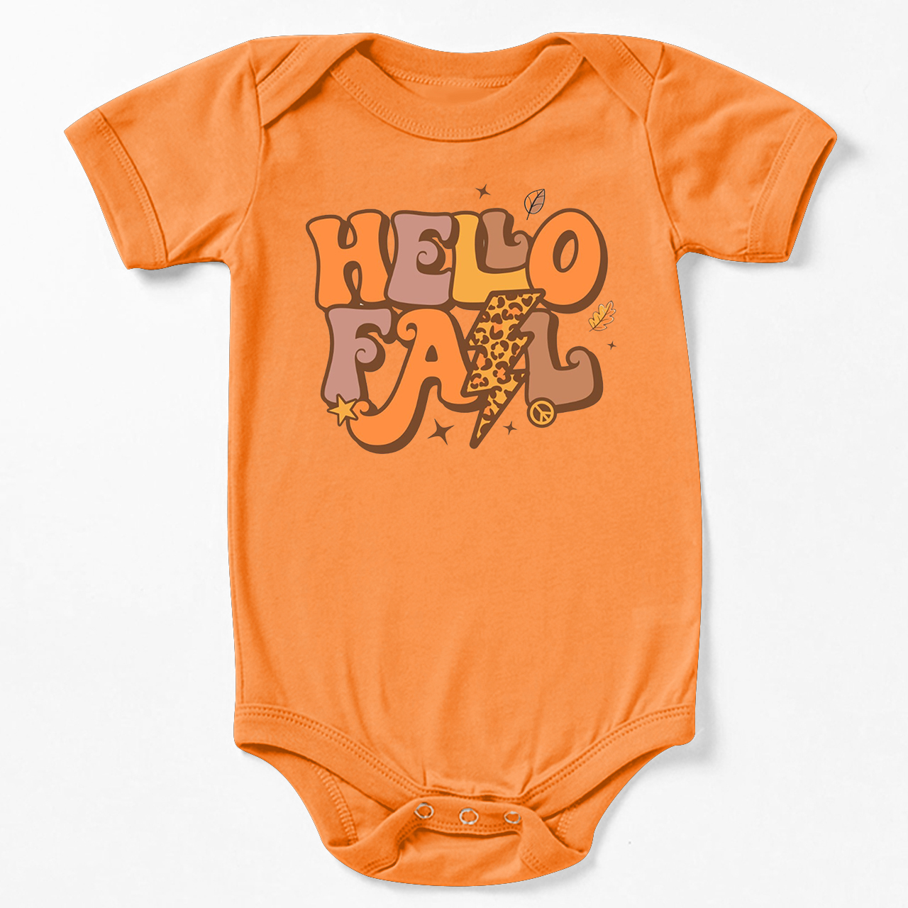 Hello Fall Cute Baby Bodysuit