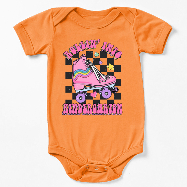 Rollin Into Kindergarten Back To School Bodysuit
