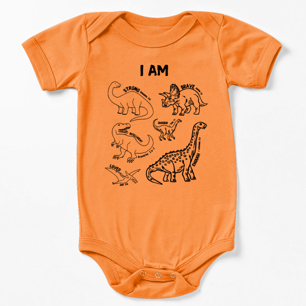 Dinosaurs Affirmation Words Bodysuit