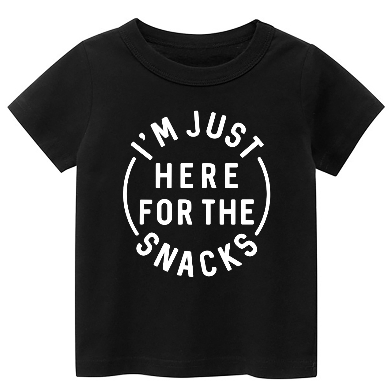 I'm Just Here For The Snacks Shirts For Kids