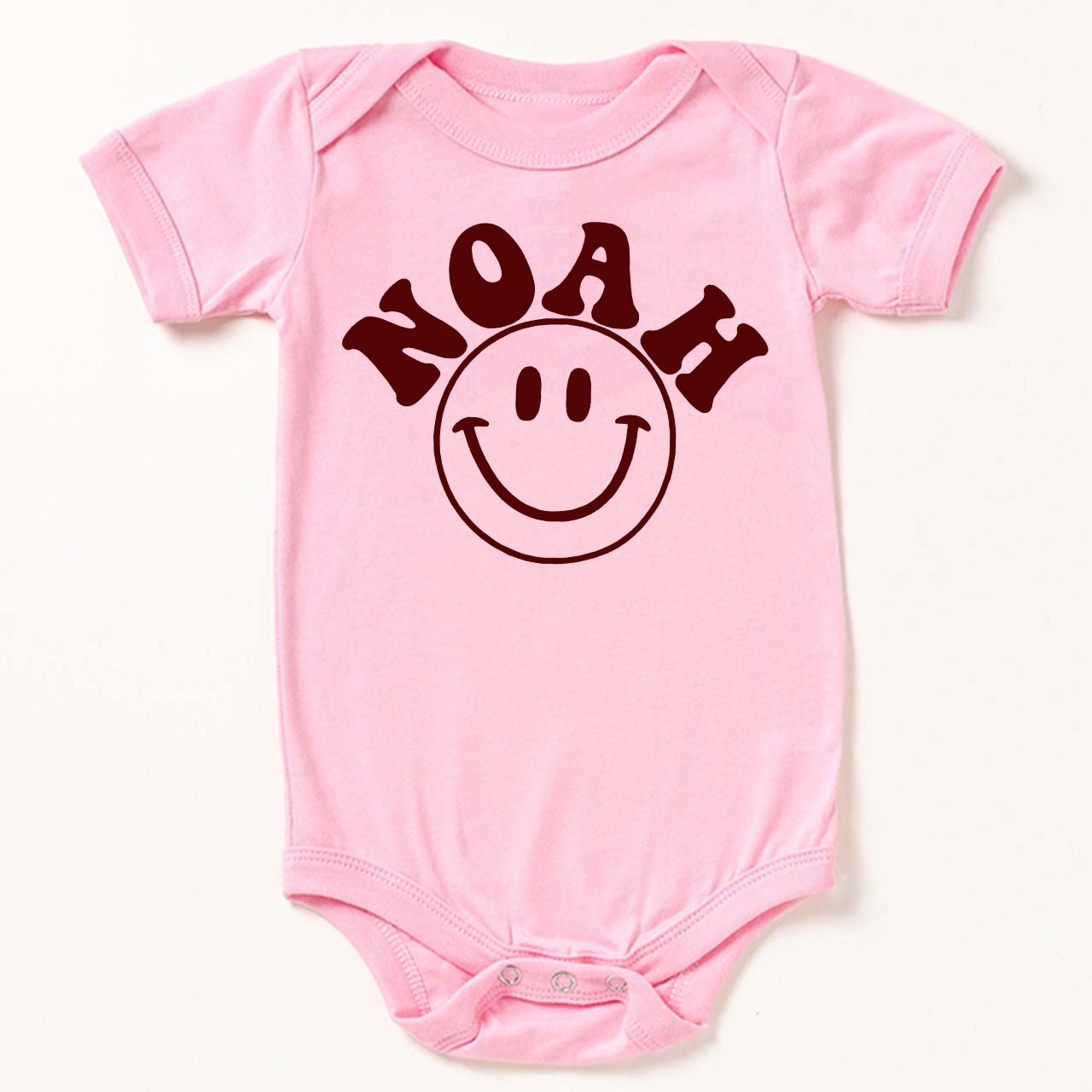 Custom Nickname Happy Bodysuit For Baby