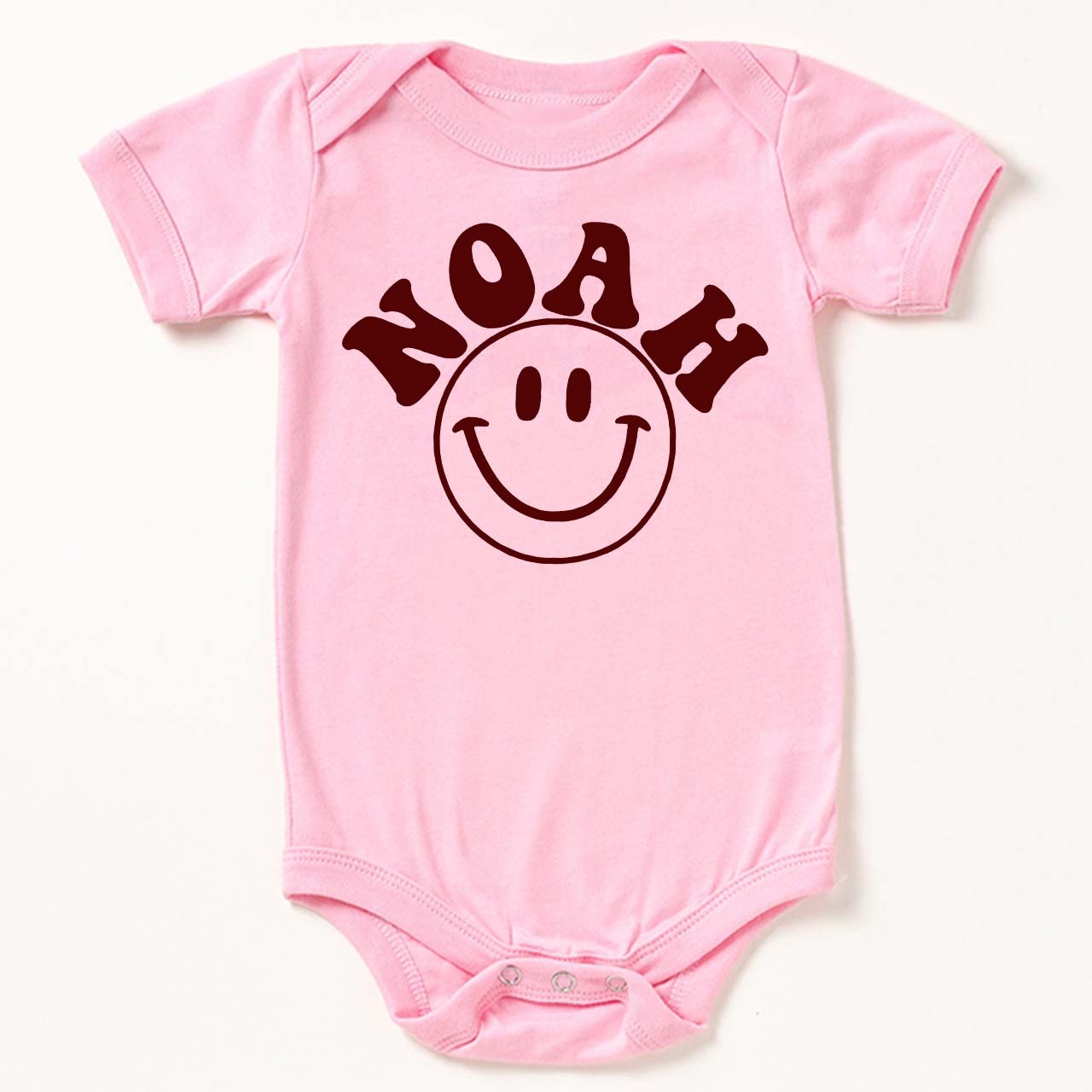 Custom Nickname Happy Bodysuit For Baby