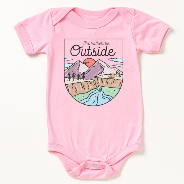 I'd Rather Be Outside Bodysuit For Baby