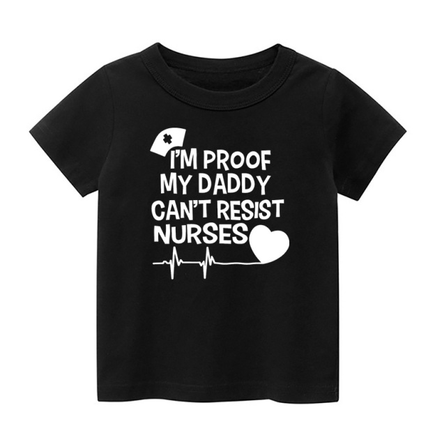 Daddy Can't Resist Nurses Kids Shirt