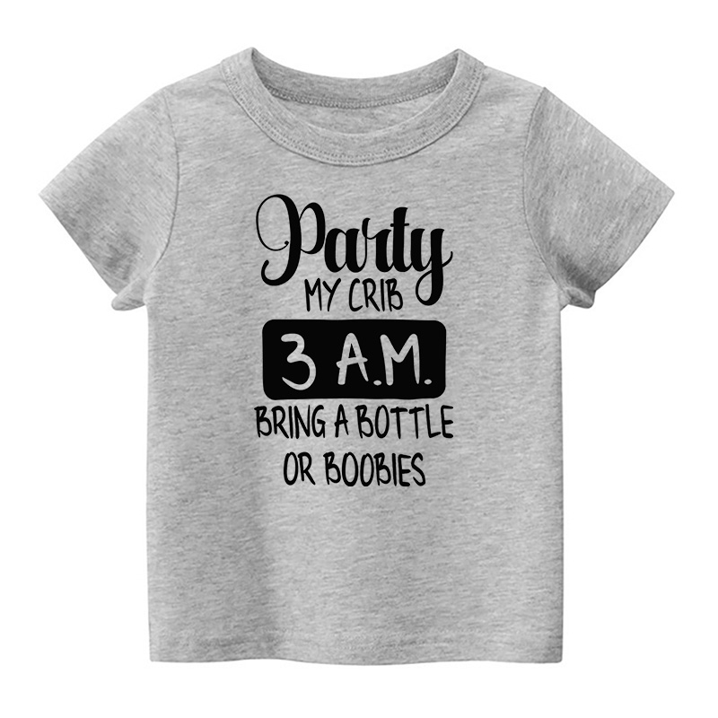 Party At My Crib Kids Shirt