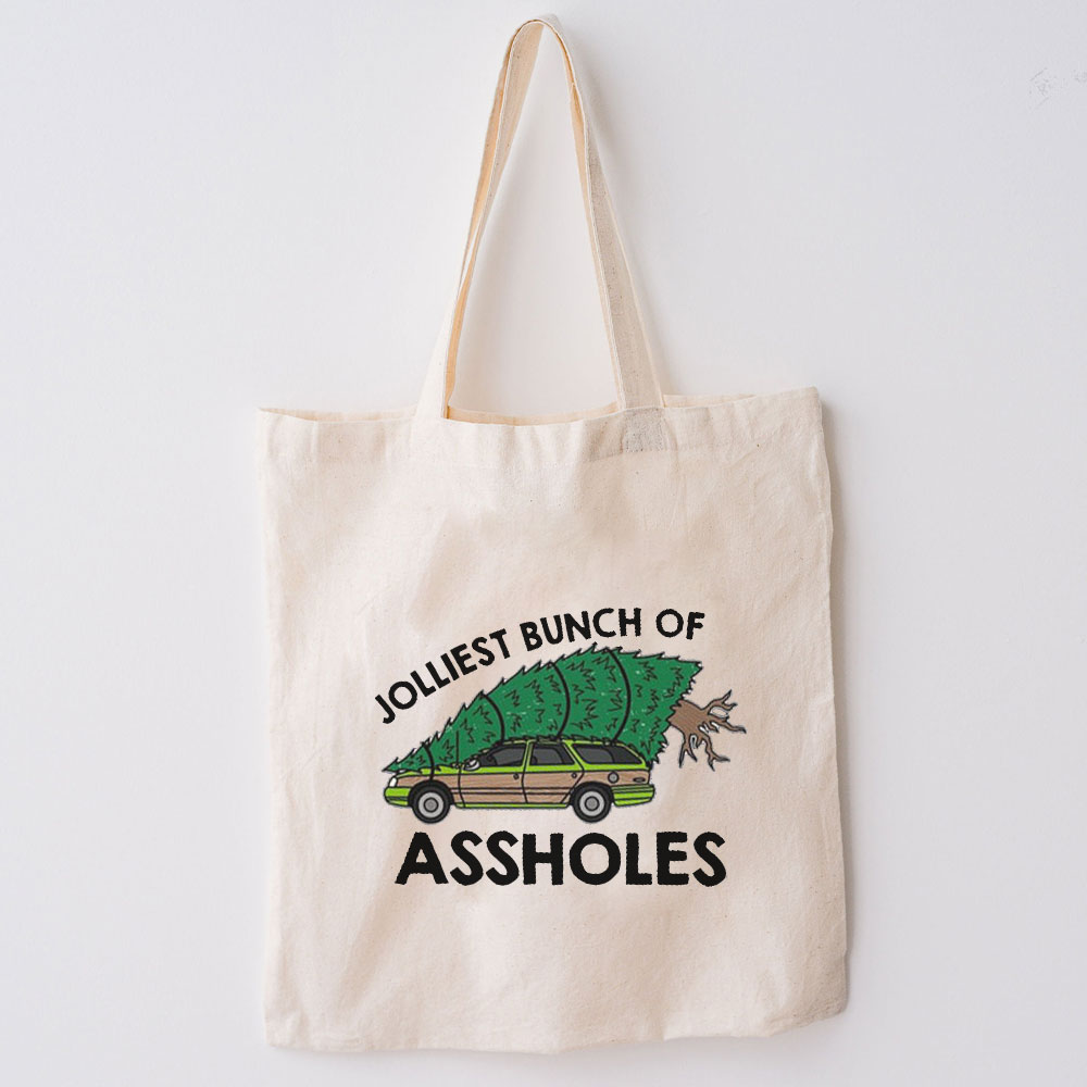 Jolliest Bunch Of Assholes Christmas Tote Bag