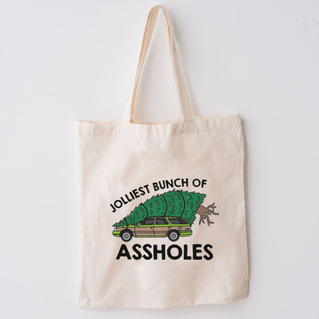 Jolliest Bunch Of Assholes Christmas Tote Bag