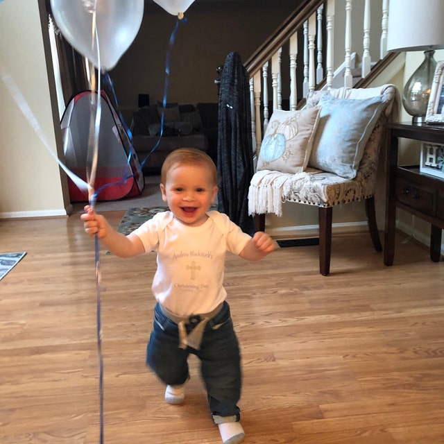 Personalized Baby Christening BodysuitBeepumpkin™