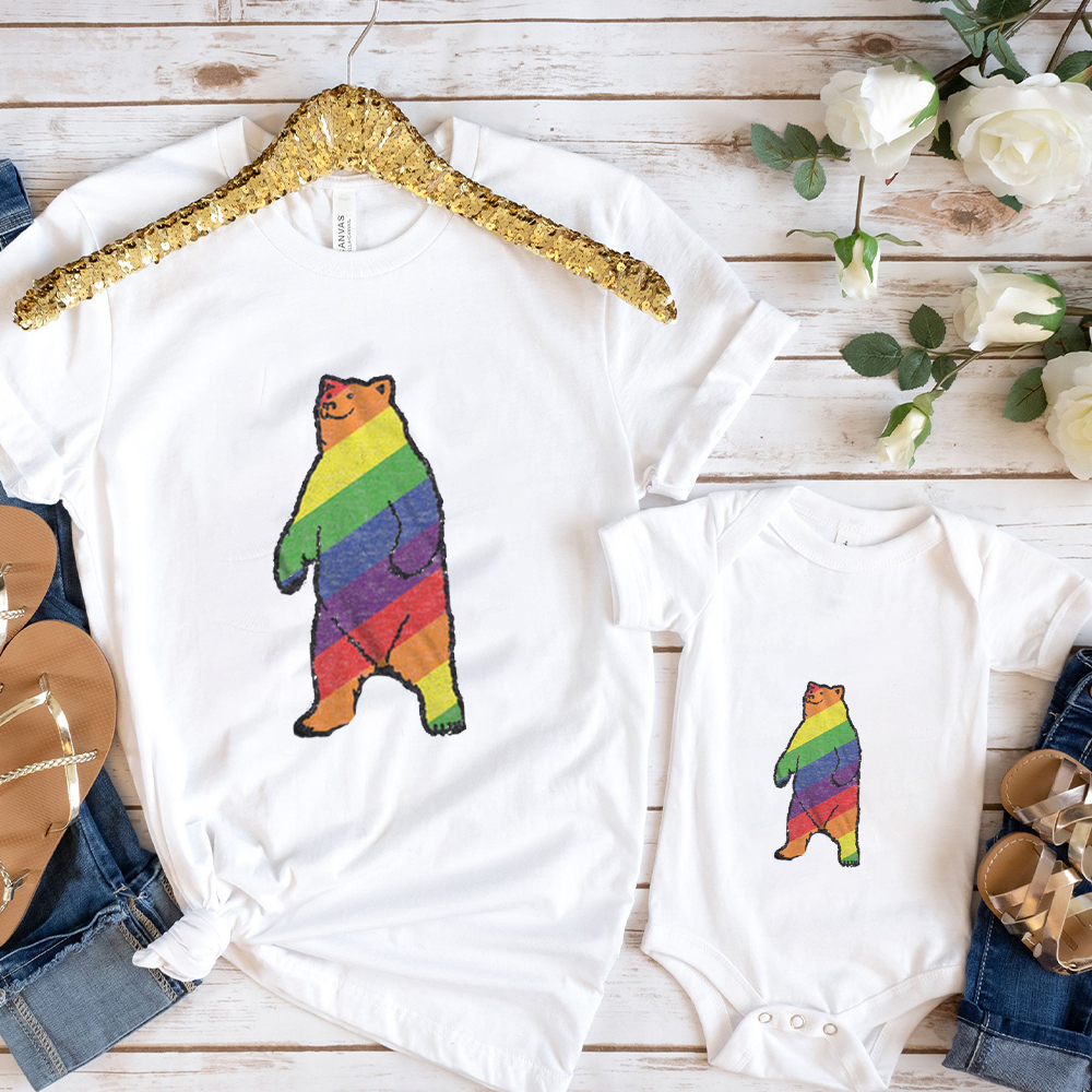 Pride Bear LGBTQ Shirt & Baby Bodysuit