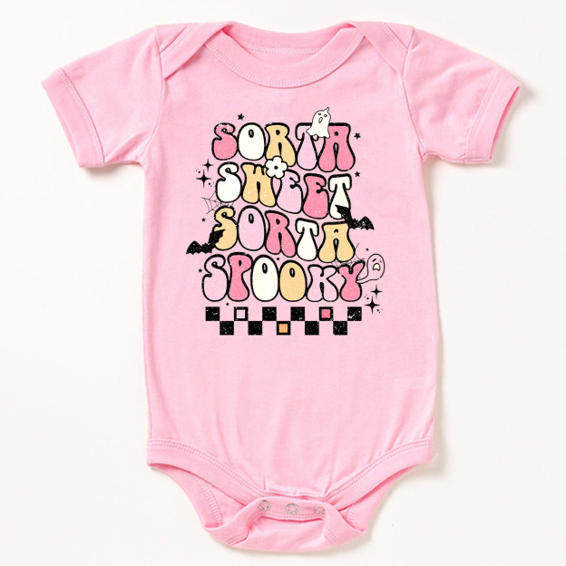 Sorta Sweet Sorta Spooky Halloween Baby Bodysuit