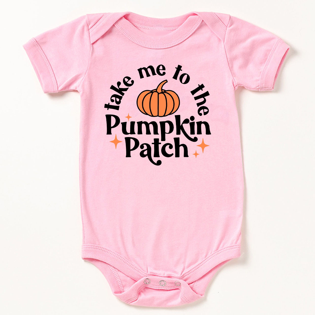 Take Me To The Pumpkin Patch Halloween Baby Bodysuit
