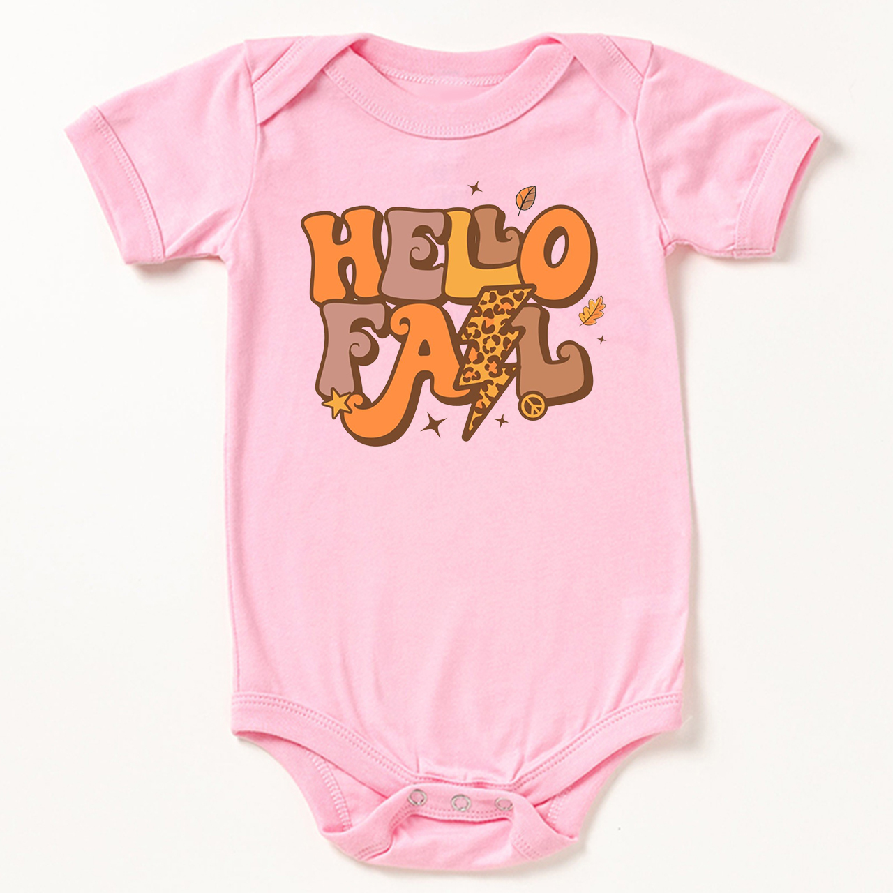 Hello Fall Cute Baby Bodysuit