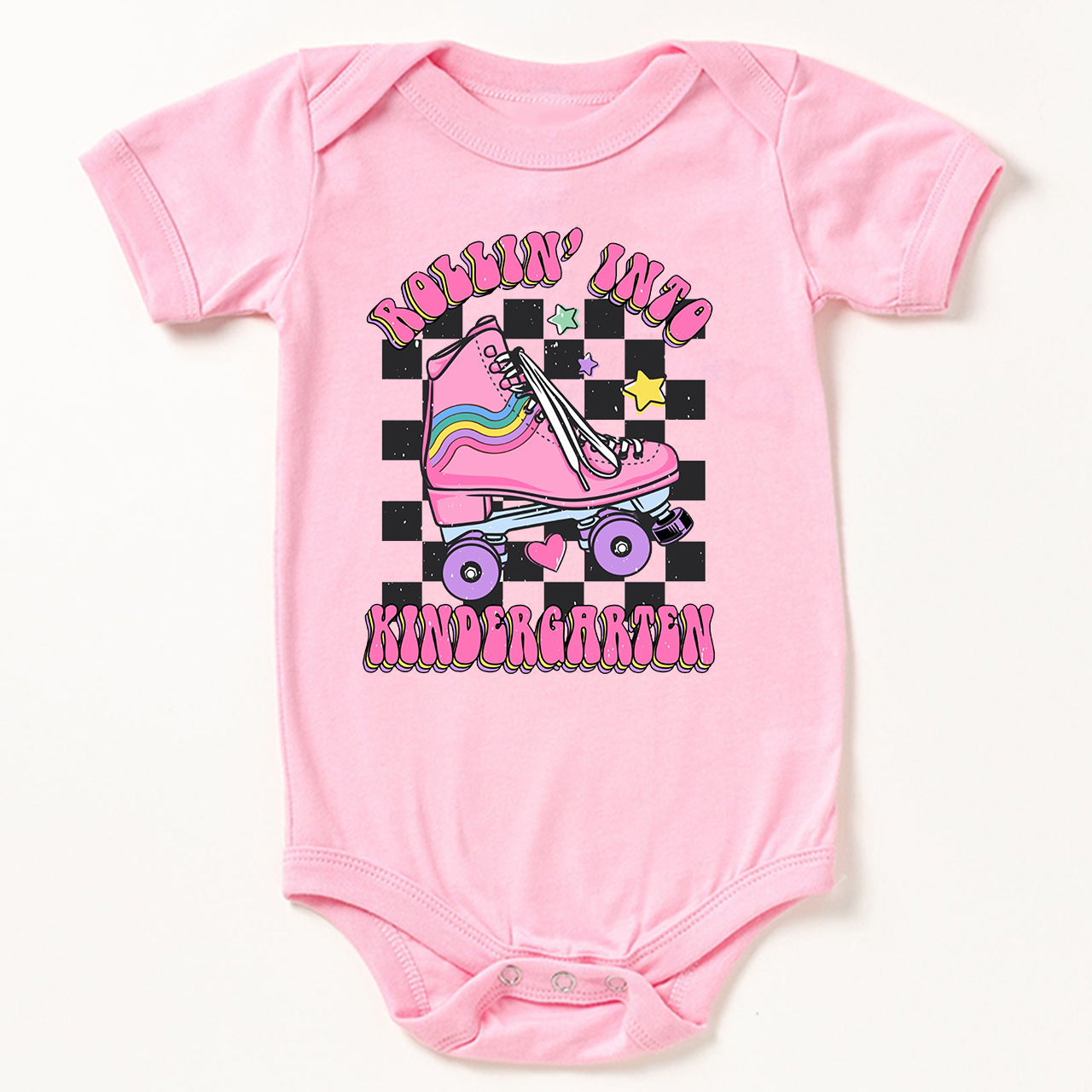 Rollin Into Kindergarten Back To School Bodysuit