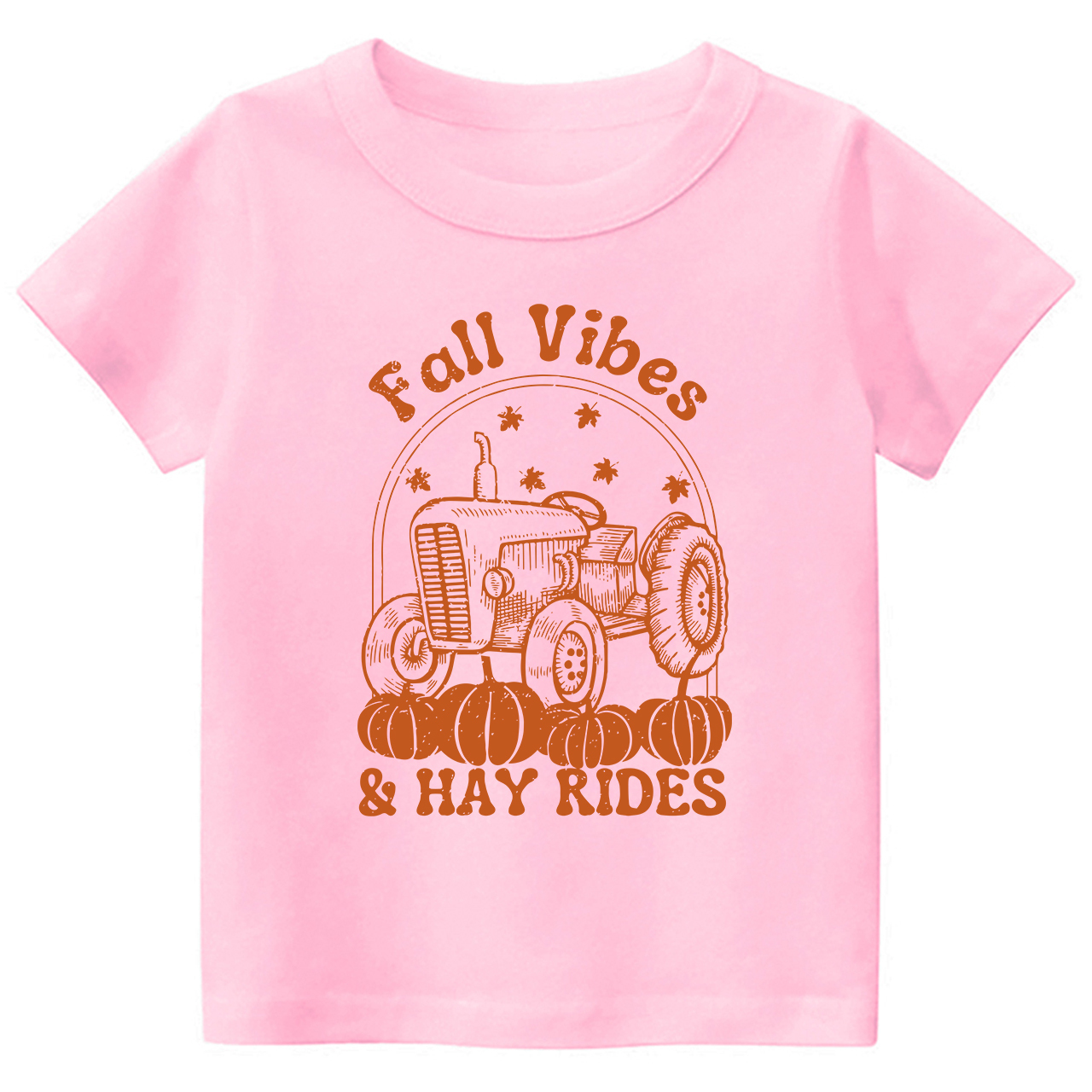 Fall Vibes And Hayrides Kids Shirt