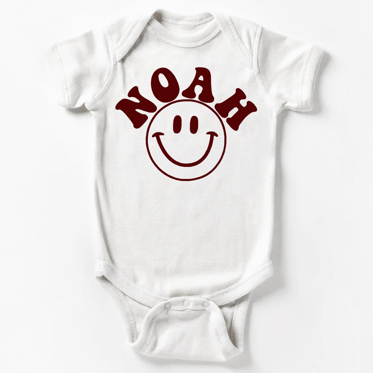 Custom Nickname Happy Bodysuit For Baby