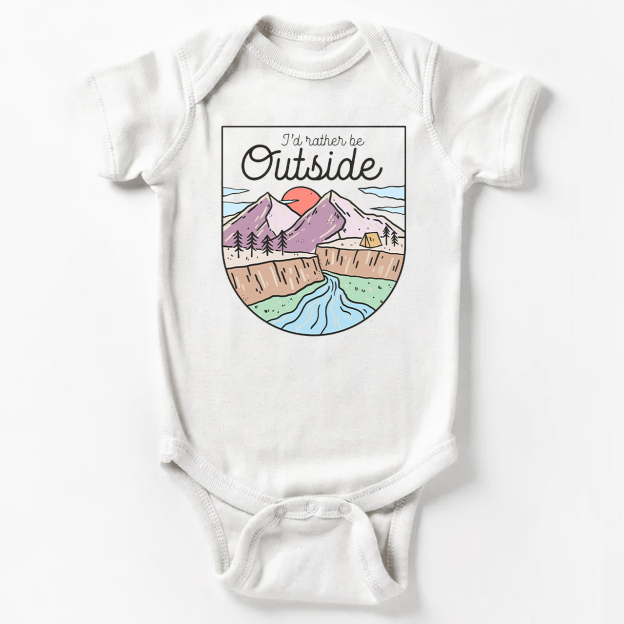 I'd Rather Be Outside Bodysuit For Baby
