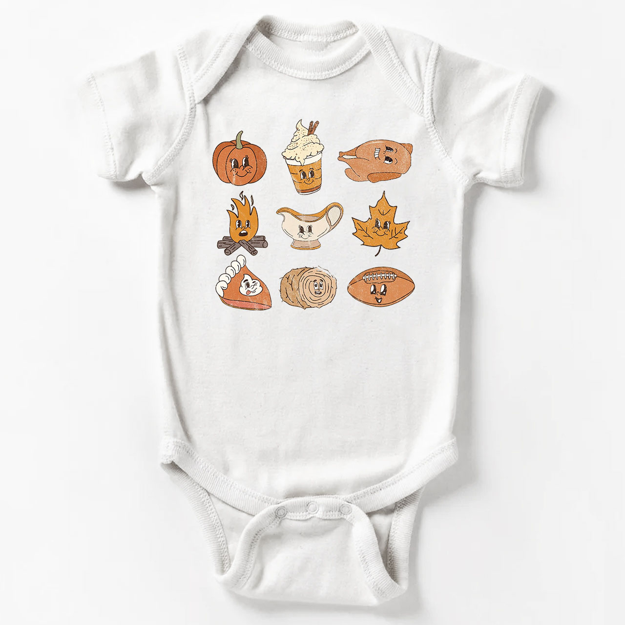 Autumn Natural Halloween Baby Bodysuit