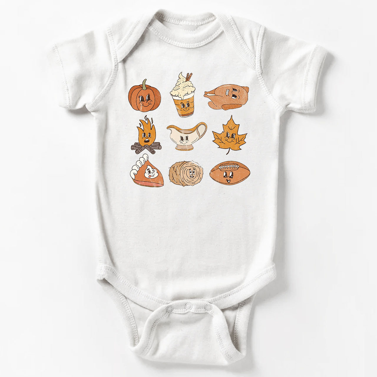 Autumn Natural Halloween Baby Bodysuit