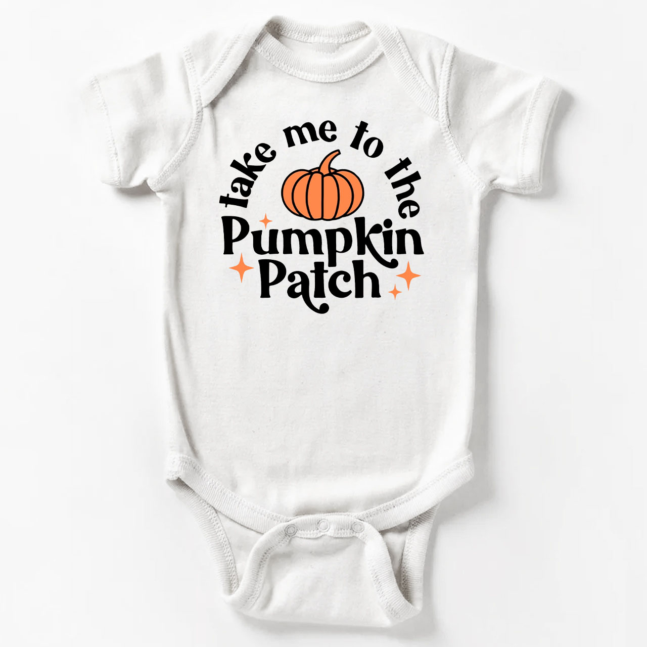 Take Me To The Pumpkin Patch Halloween Baby Bodysuit