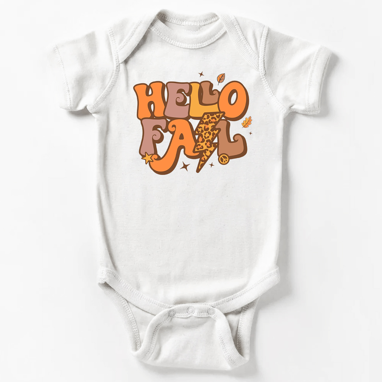 Hello Fall Cute Baby Bodysuit